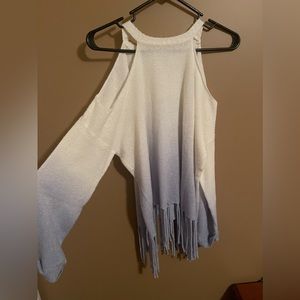 Umgee cold-shoulder sweater